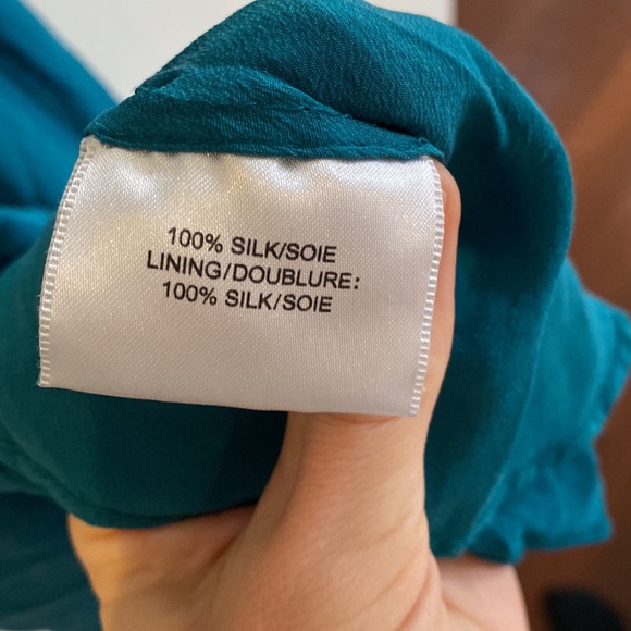 Turquoise Haute Hippie silk halter dress - Picture 4 of 4